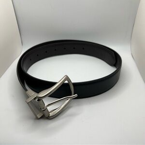 Mossy Oak Reversible Leather Belt Men's Size 30-32 Black/Brown Business Casual